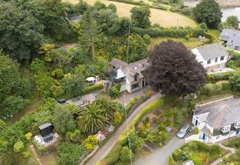 A birds eye view of Carne Haven.