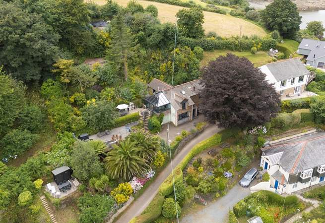 A birds eye view of Carne Haven.