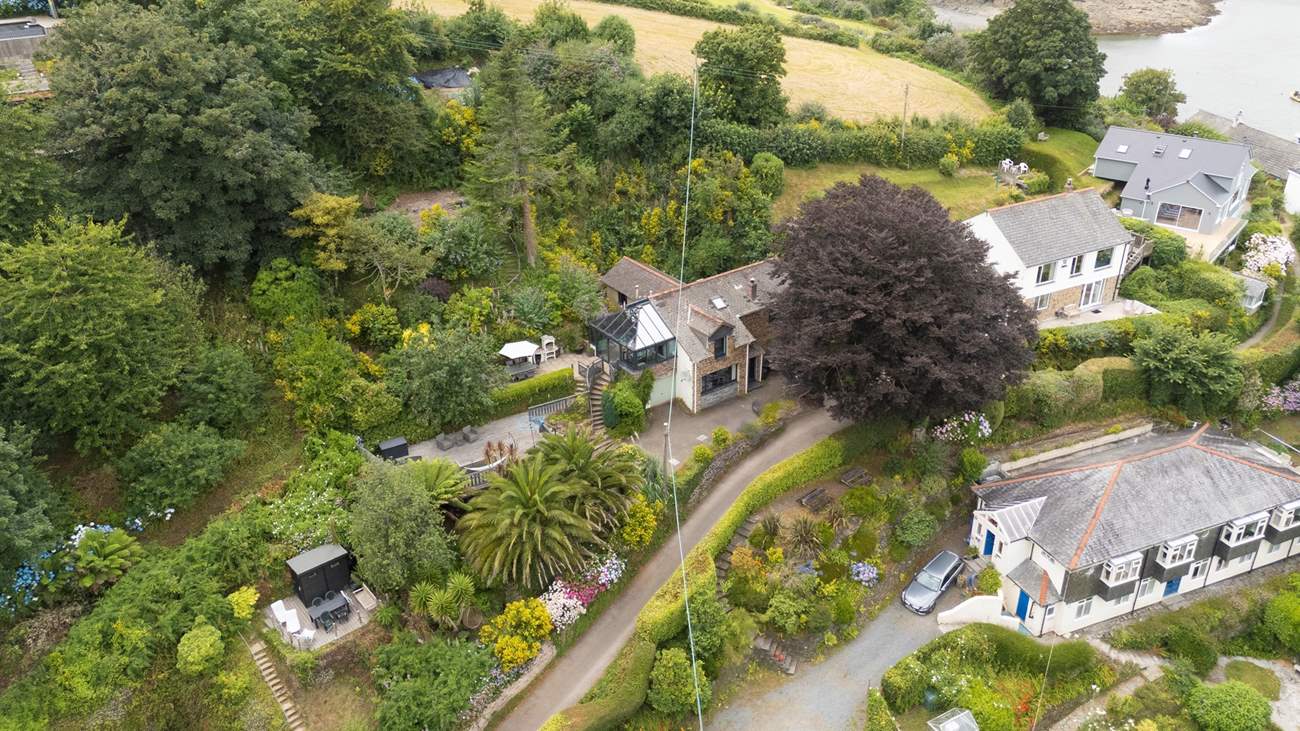 A birds eye view of Carne Haven.
