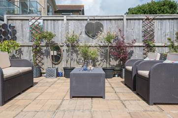 Whether it be morning coffee or al fresco dining, this is the place to be.