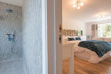 This master suite is separate from the other bedrooms making this the perfect place for a good night's sleep.