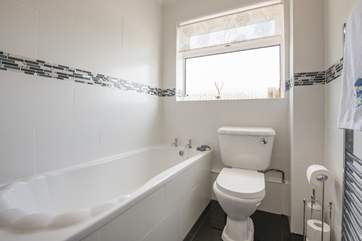 This bathroom is also located on the second floor.