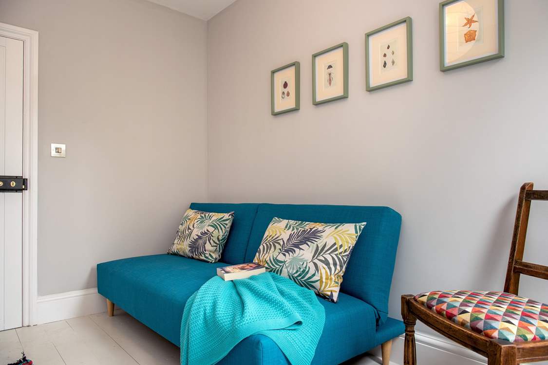 There is also a small sitting-room on the first floor with direct access to the garden.