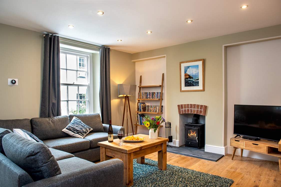 With the toasty wood-burner, St Christopher's Cottage is the perfect retreat all year round.