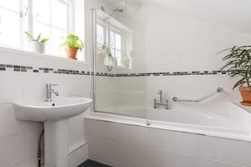 The family bathroom on the first floor.