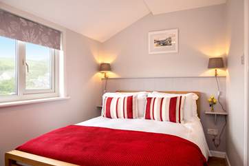 The cottage bedroom.