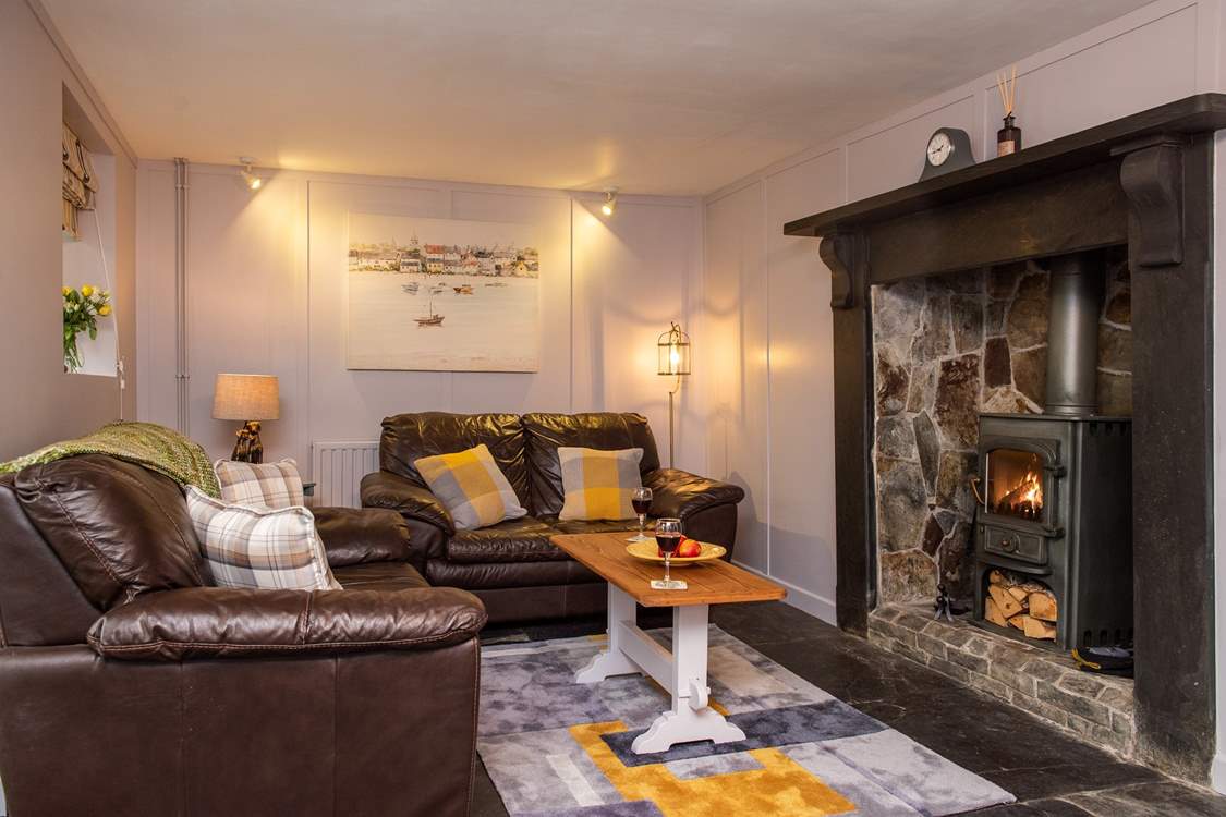 The wood-burner is a welcome sight on those out-of-season breaks.