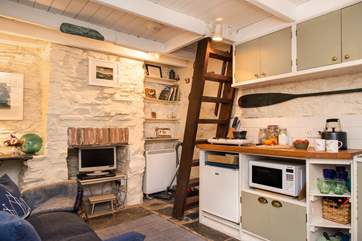 The kitchen is compact and surprisingly well-equipped but with so many great places to eat close by do you really want to cook when you are on holiday?