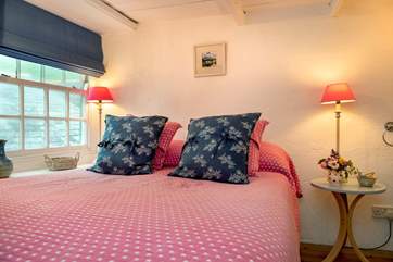 The pretty cottage bedroom.
