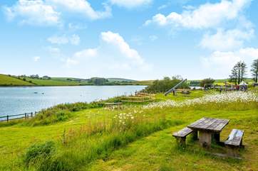 Children will love the play-area at Siblyback Lake.