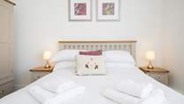 Every room is restful on the eye.