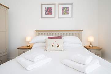 Every room is restful on the eye.