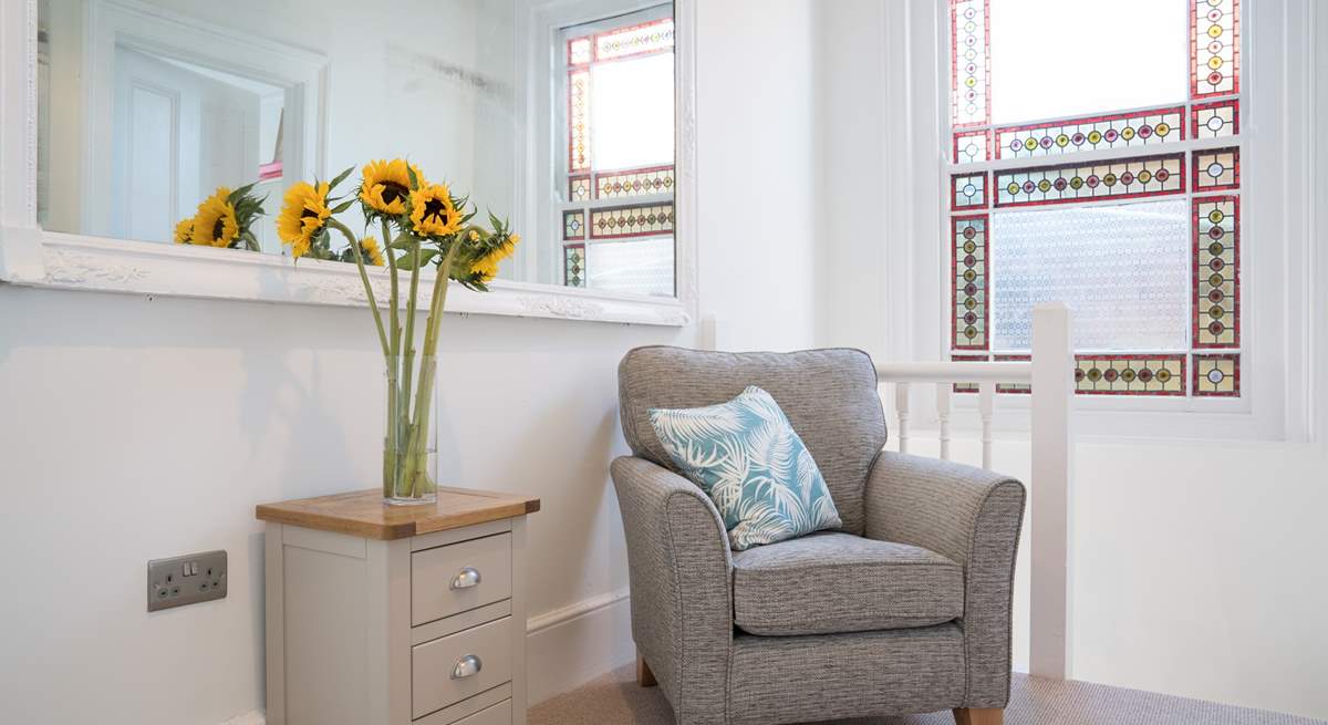 There are some lovely features in Beggars Roost including this picture window in the hall; the perfect place to sit and relax.