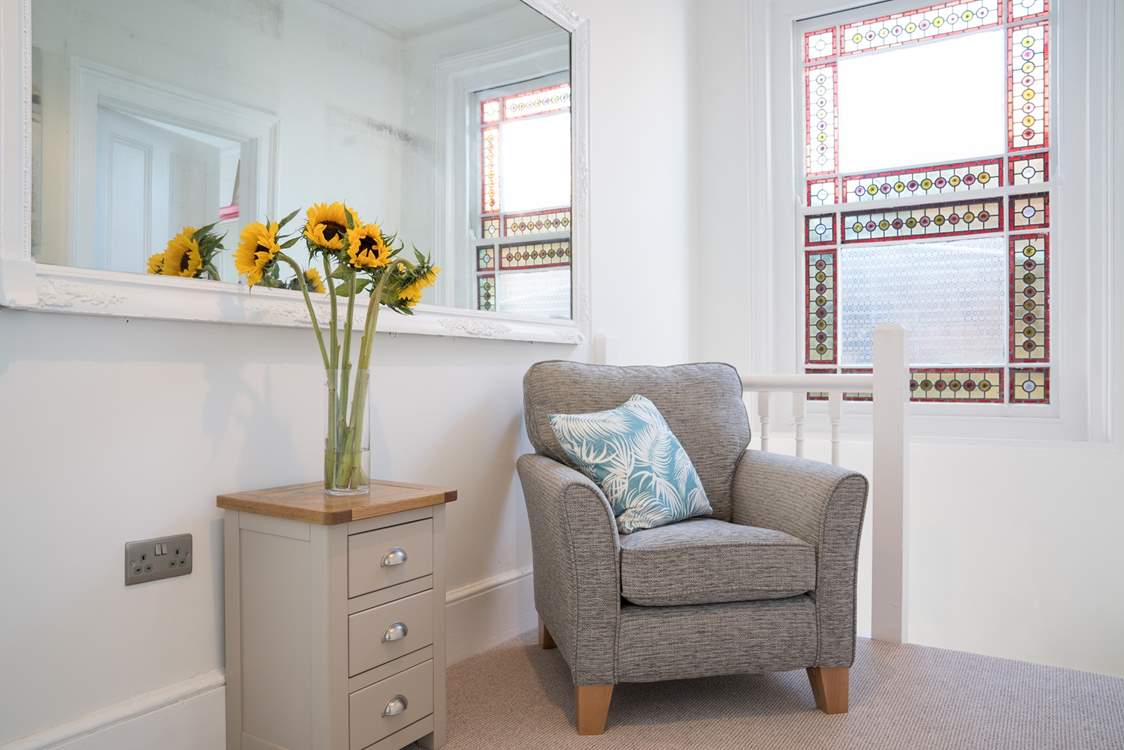 There are some lovely features in Beggars Roost including this picture window in the hall; the perfect place to sit and relax.