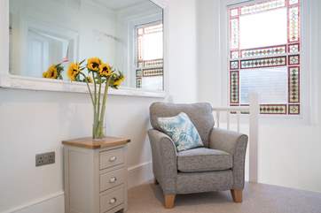 There are some lovely features in Beggars Roost including this picture window in the hall; the perfect place to sit and relax.