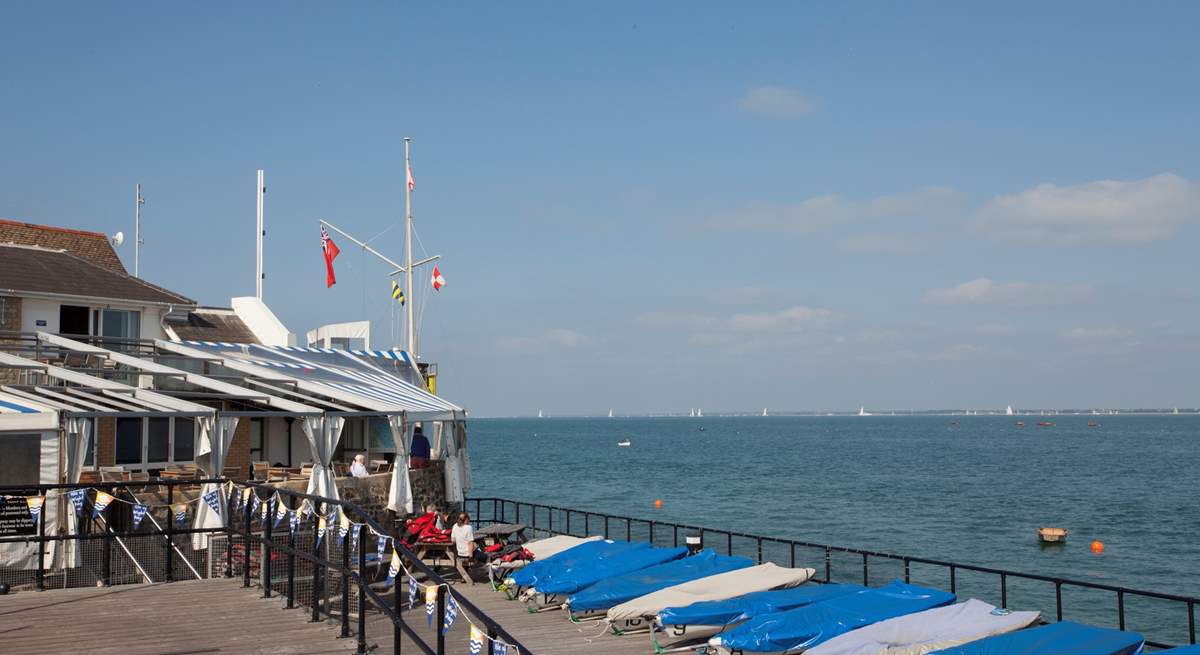 Seaview Sailing Club opposite The Old Fort.