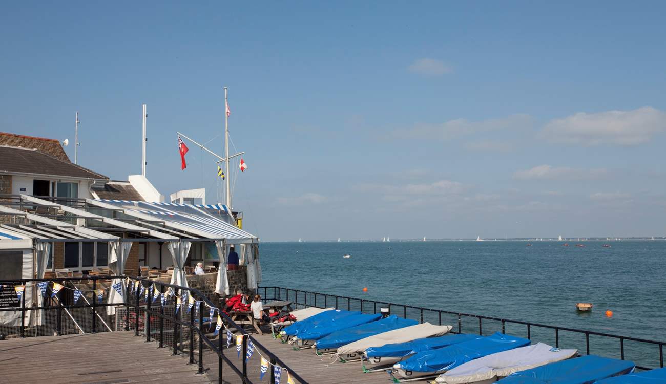 Seaview Sailing Club opposite The Old Fort.