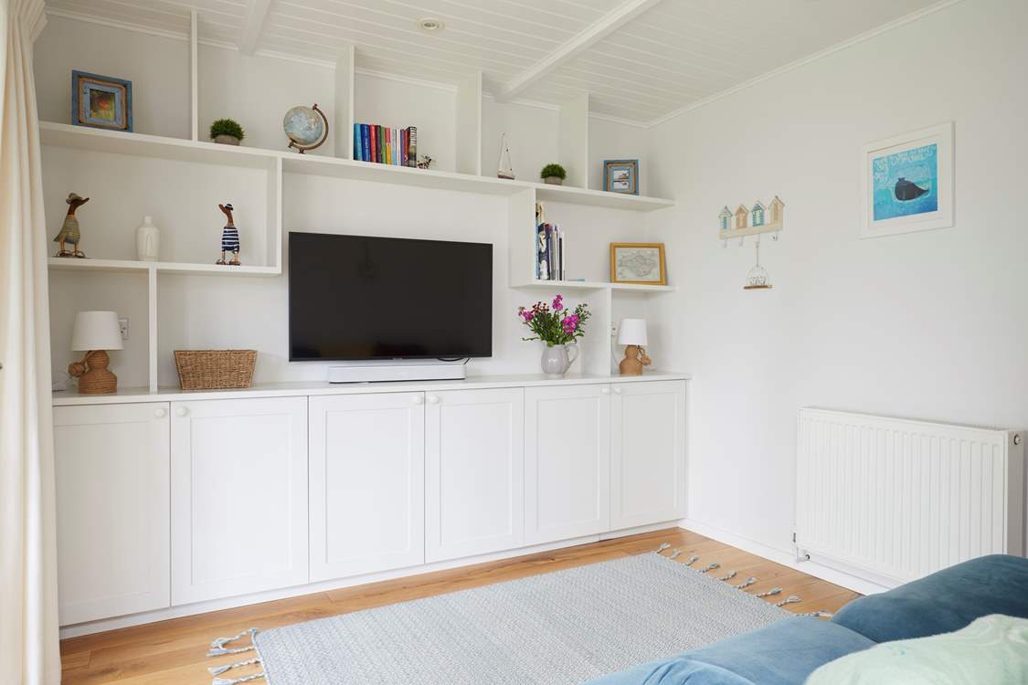 The playroom with plenty of games in the cupboards for all the family to enjoy.