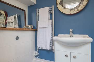 The ground floor shower-room is just off the dining-area.