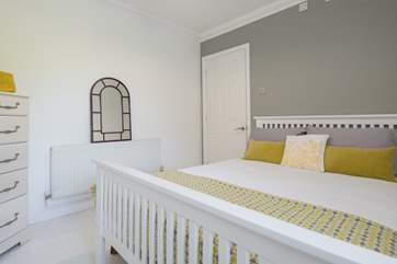 Bedroom 1 with double bed.