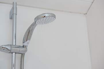 And a walk-in shower cubicle.