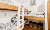 Children will love the triple bunk beds in their own sleeping area - Thumbnail Image