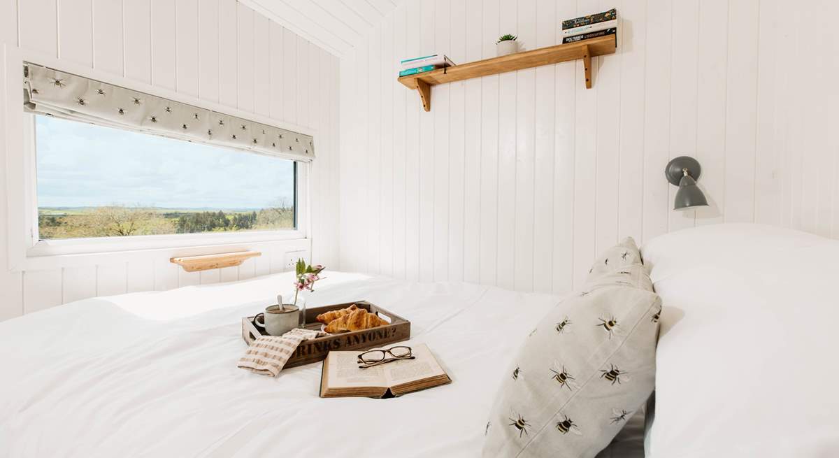 Enjoy the idyllic scenery over breakfast in bed