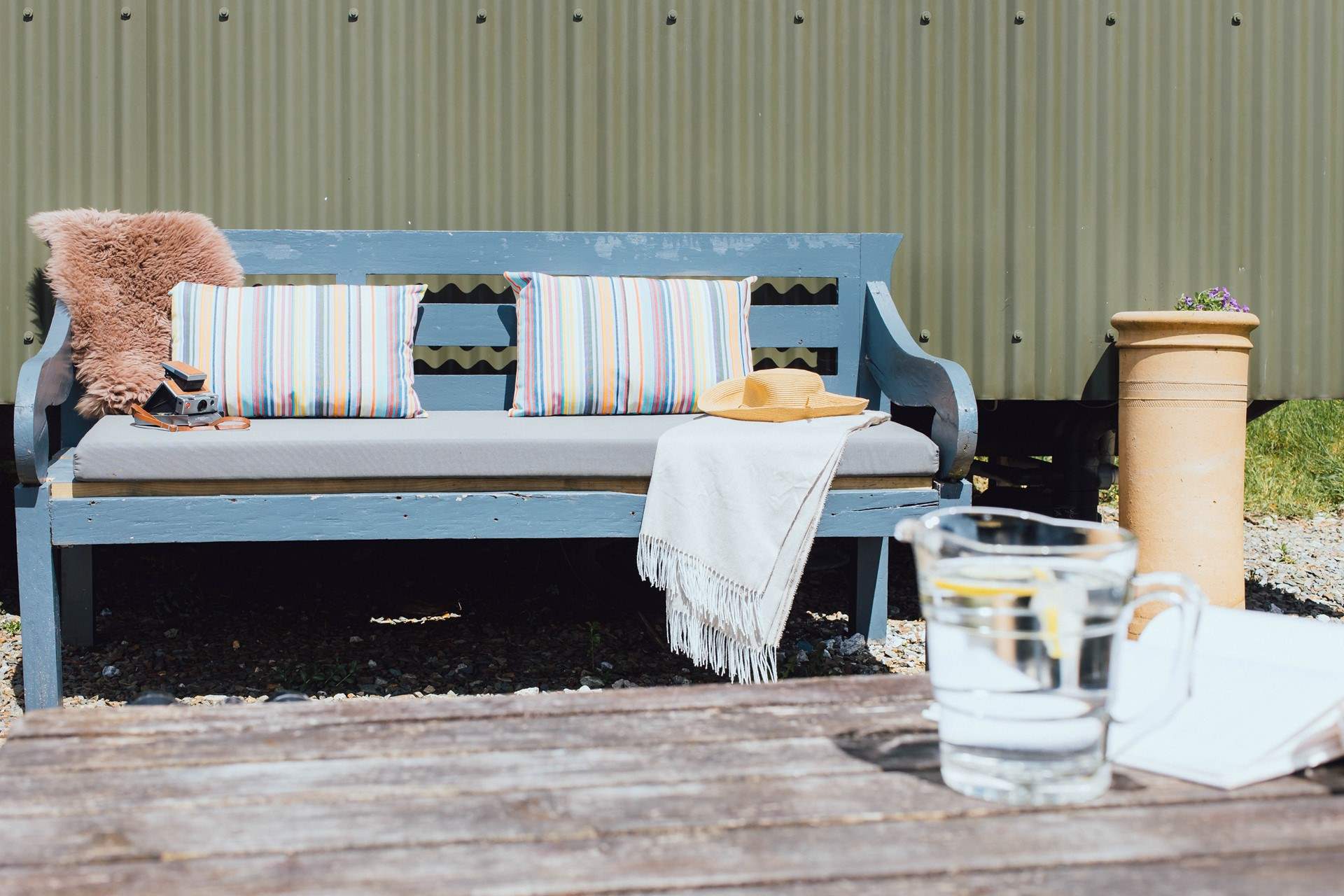 The perfect place to sip a glass of something cold and take in the vistas