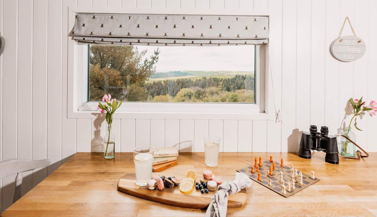 Enjoy culinary creations or an afternoon of games with a picturesque backdrop
