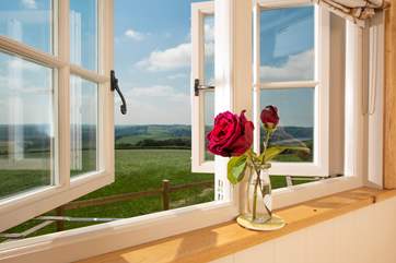 Throw open the windows and let the fresh countryside air in.