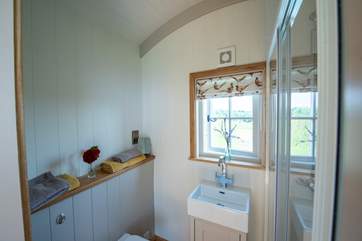 There is, of course, an en suite shower-room.