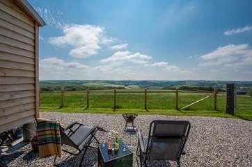 There is plenty of space to sit and watch that dramatic view.
