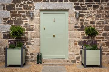 Delights await you behind the front door.