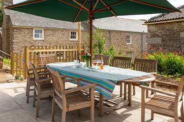 A fabulous spot for a long lunch or a summer evening barbecue.