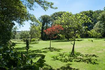 You are surrounded by lovely countryside.