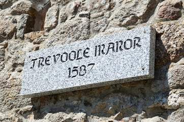 Trevoole Manor has been an Estate since 1587.