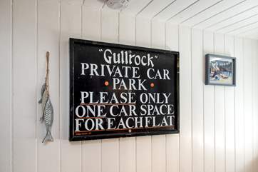 There are lovely features throughout be-fitting of the coastal location.