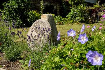 The pretty shared gardens are an oasis of calm.