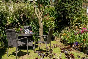 A sheltered spot to enjoy your morning cuppa