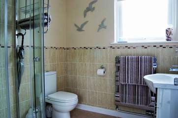 The en suite shower-room.
