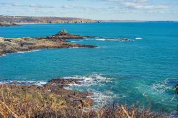 The gorgeous coastline.