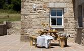 A sheltered al fresco dining area. - Thumbnail Image