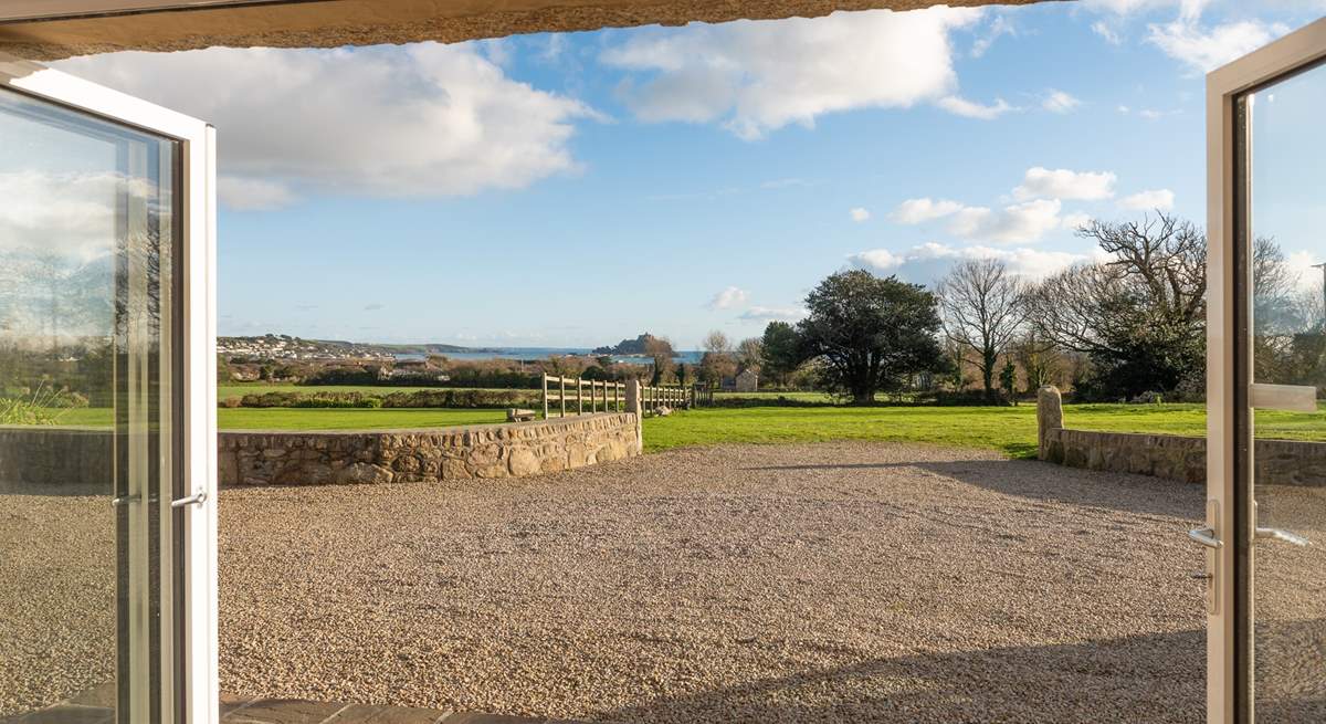 A glorious view and beautifully kept gardens will not disappoint any guests staying at the gorgeous cottage.