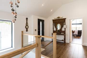 The large entrance hall has space for all your flip flops and buckets and spades.