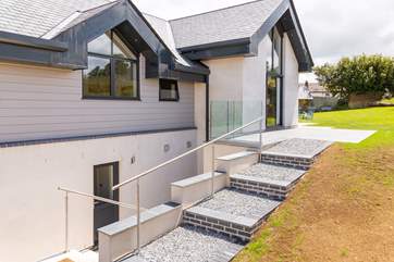 Please take care with the drop at the back of the house.