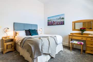 Calming tones in this lovely bedroom (Bedroom 2).