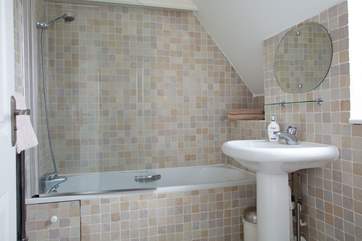 En suite bathroom for one of the double bedrooms.