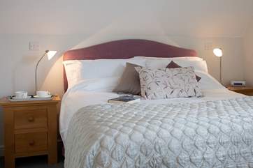 One of the two double bedrooms on the second floor.