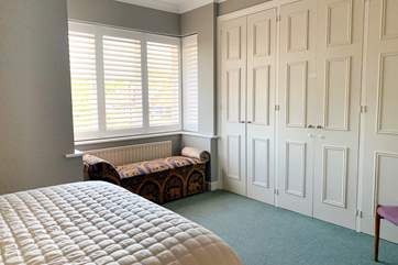 So spacious and includes a window seat.