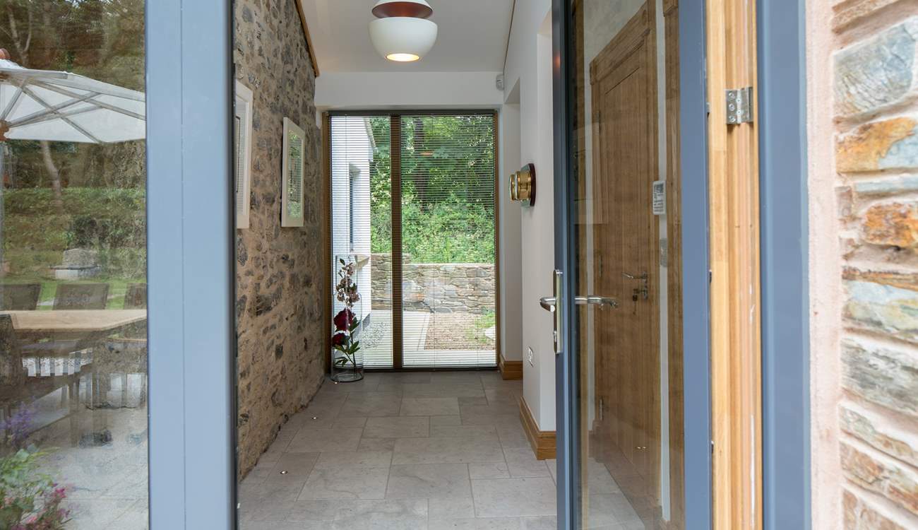 Even the entrance hall oozes style and luxury. What a great welcome.